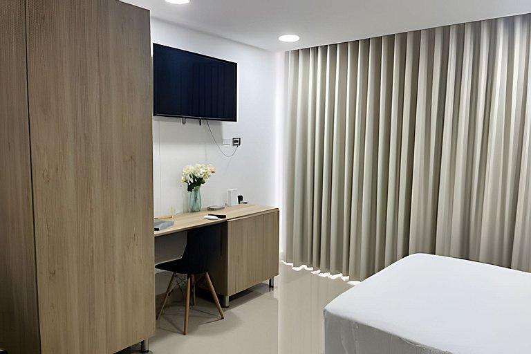 Condo con balcón en Cartagena Beach Smart Stay