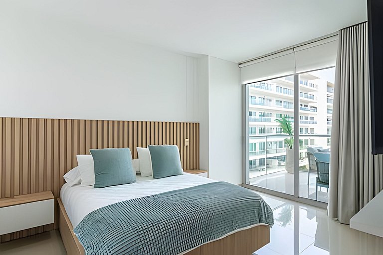 Nuevo Condominio | 2 Hab Frente al Mar + Piscina