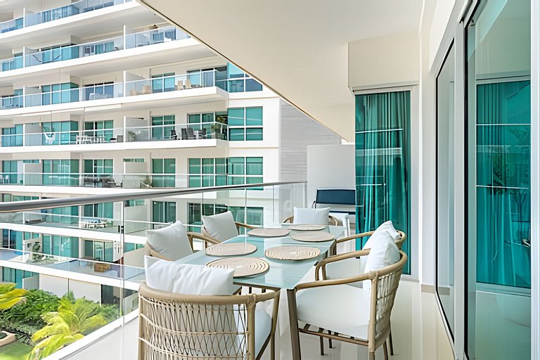 Nuevo Condominio | 2 Hab Frente al Mar + Piscina