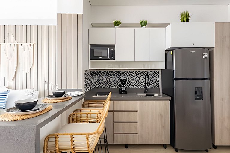 Cartagena Beach | Stylish Studio Suite Pool +Wi-fi