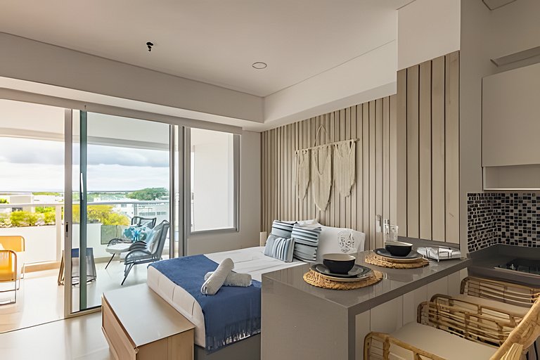 Cartagena Beach | Stylish Studio Suite Pool +Wi-fi