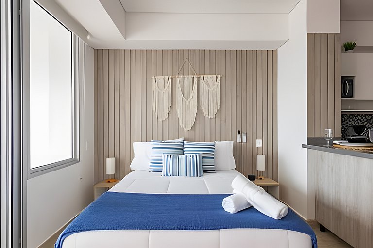 Cartagena Beach | Stylish Studio Suite Pool +Wi-fi