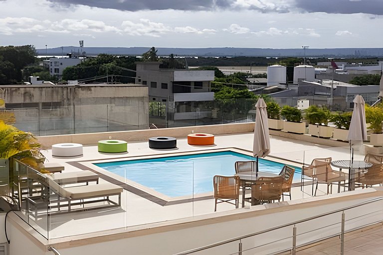 Cartagena Beach | Stylish Studio Suite Pool +Wi-fi