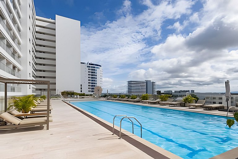 Cartagena Beach | Stylish Studio Suite Pool +Wi-fi