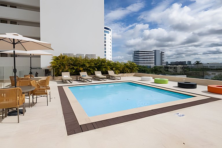 Cartagena Beach | Stylish Studio Suite Pool +Wi-fi