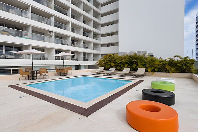 Cartagena Beach | Stylish Studio Suite Pool +Wi-fi