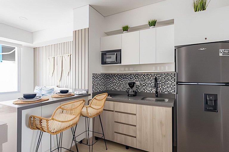 Cartagena Beach | Stylish Studio Suite Pool +Wi-fi