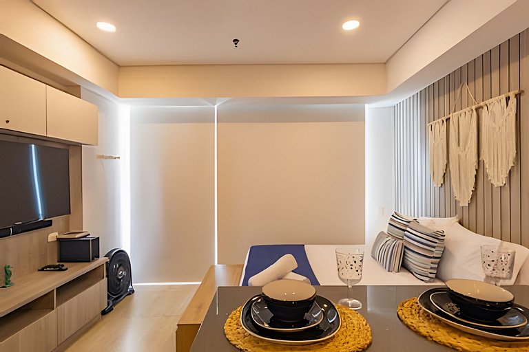 Cartagena Beach | Stylish Studio Suite Pool +Wi-fi