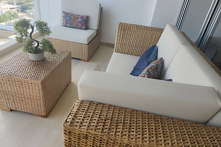 Loft con brisa tropical y vista panorámica.