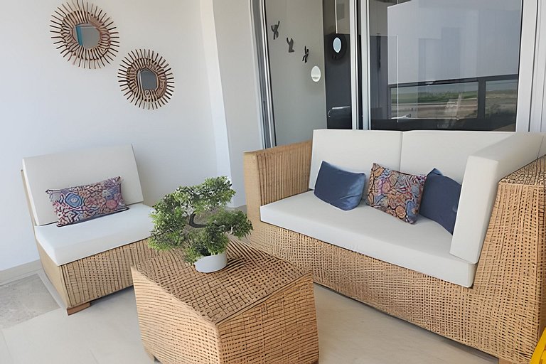 Loft con brisa tropical y vista panorámica.