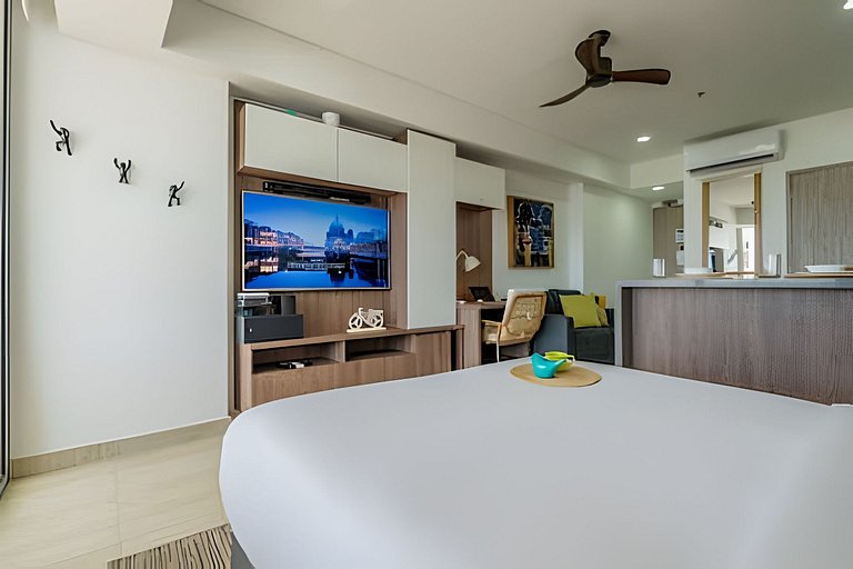 Loft con brisa tropical y vista panorámica.