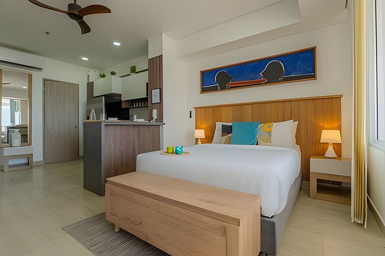 Loft con brisa tropical y vista panorámica.