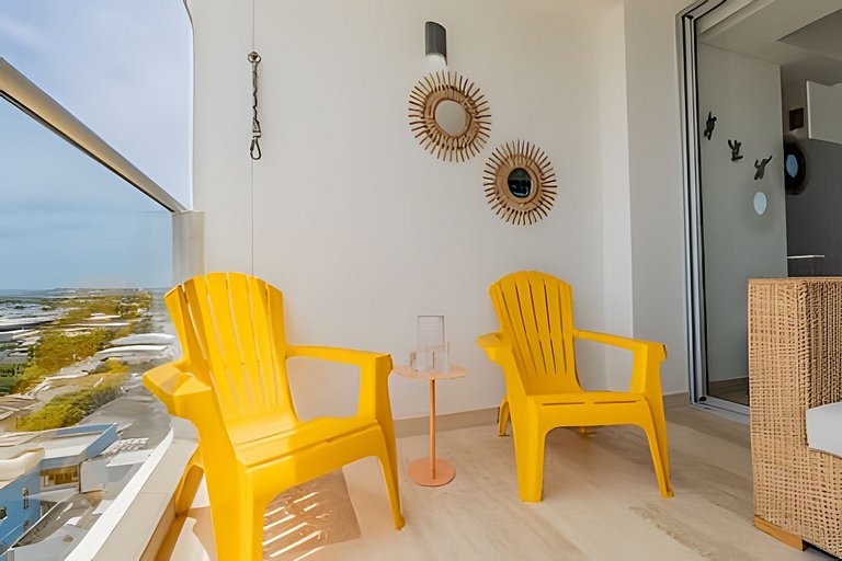 Loft con brisa tropical y vista panorámica.