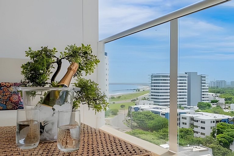 Loft con brisa tropical y vista panorámica.