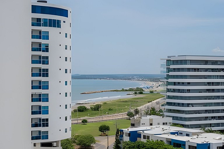 Loft con brisa tropical y vista panorámica.