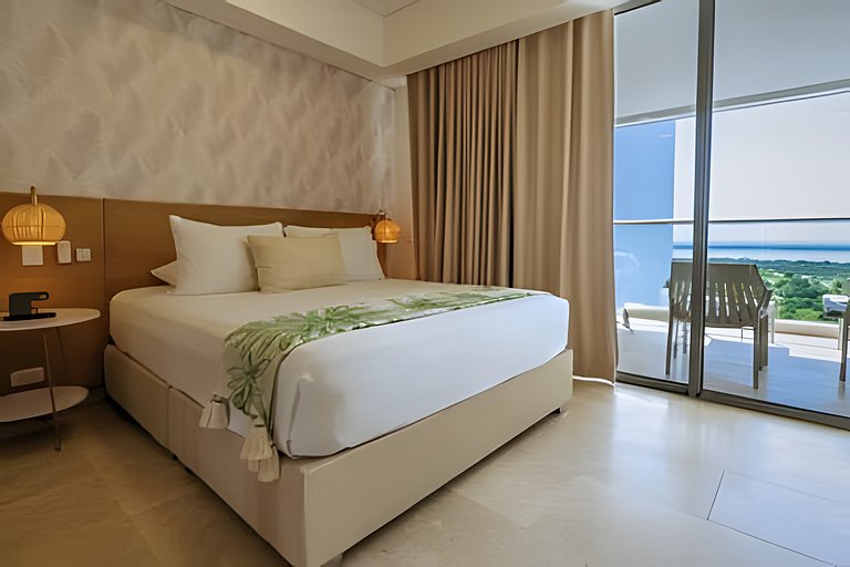 Studio/Suite Cartagena-Beach Pool+Jacuzzi+AC+Wi-fi