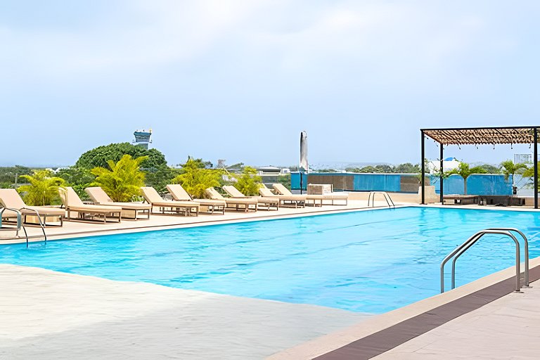 Studio/Suite Cartagena-Beach Pool+Jacuzzi+AC+Wi-fi