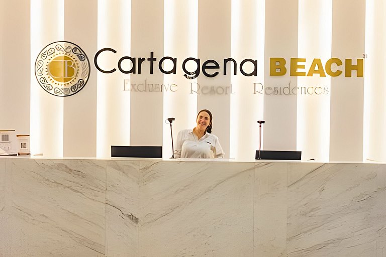 Studio/Suite Cartagena-Beach Pool+Jacuzzi+AC+Wi-fi