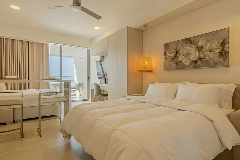 Studio/Suite Cartagena-Beach Pool+Jacuzzi+AC+Wi-fi