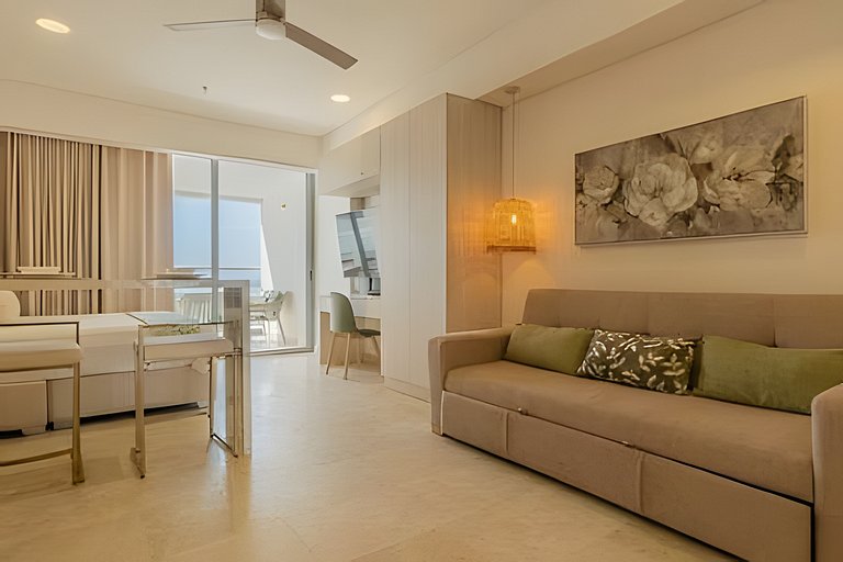 Studio/Suite Cartagena-Beach Pool+Jacuzzi+AC+Wi-fi