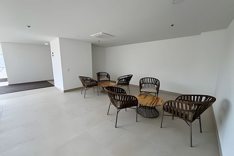 Modern Loft 1536: Vista a la Piscina