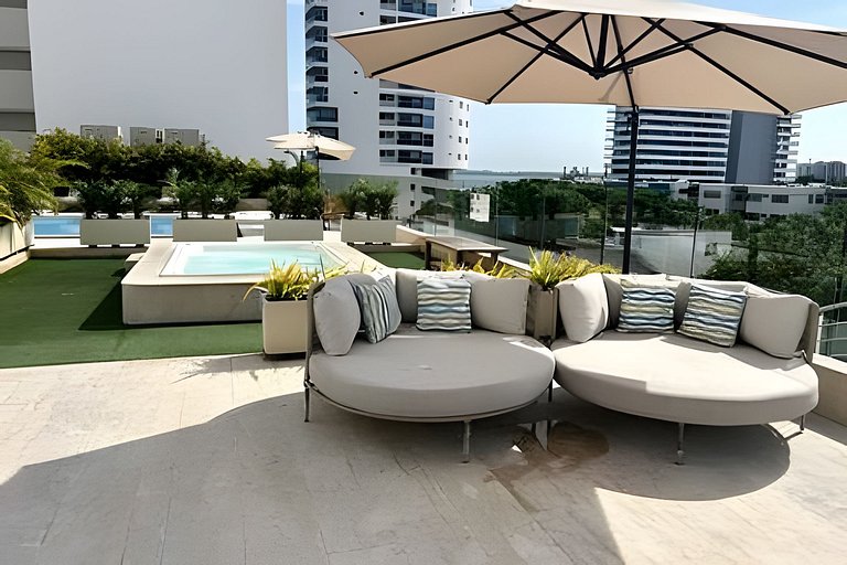 Suite vista al mar en Cartagena CB 822