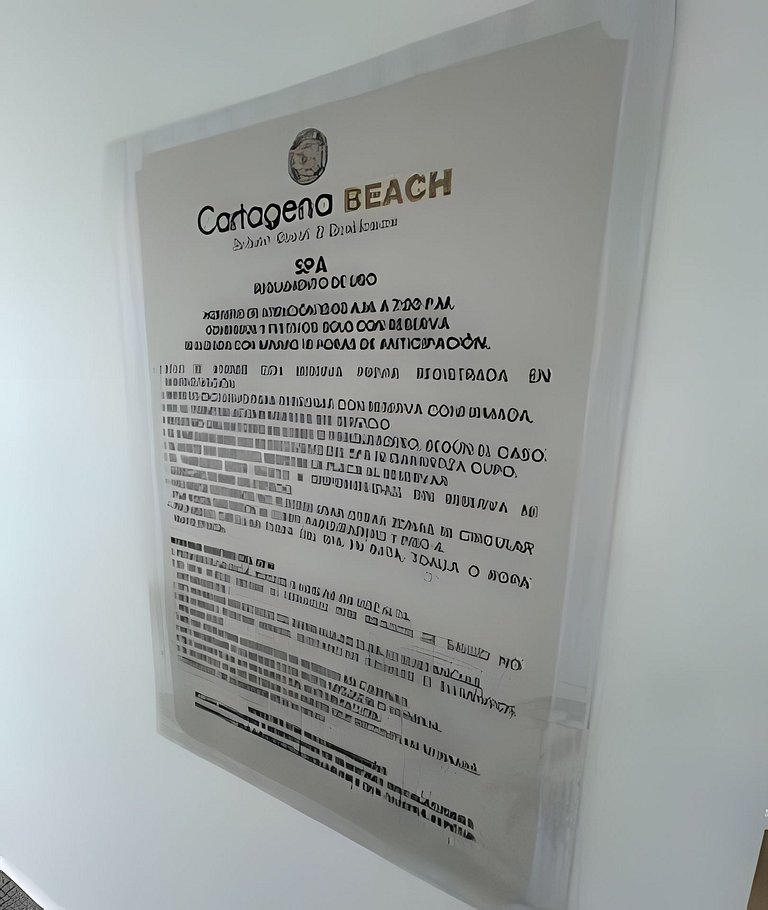 Suite vista al mar en Cartagena CB 822