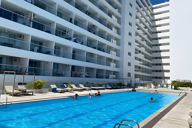 Apartamento Lujoso Con Vista al Mar