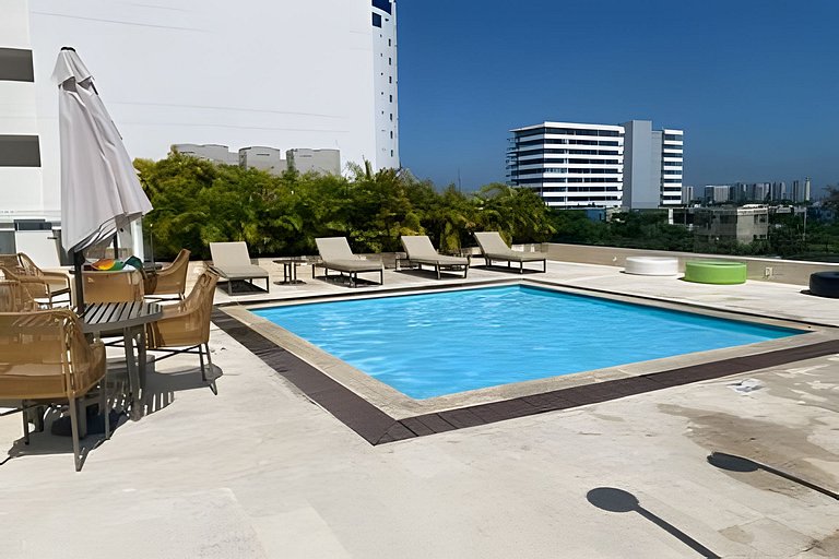Apartamento Lujoso Con Vista al Mar