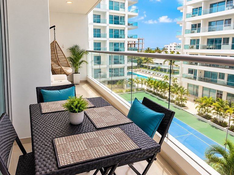 Fantastic Condo primera línea de playa 2BR AC